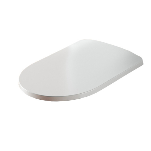 картинка Artceram MONET Крышка с сиденьем Slim для унитаза, механизм soft-close, цвет белый матовый/хром от магазина Сантехстрой