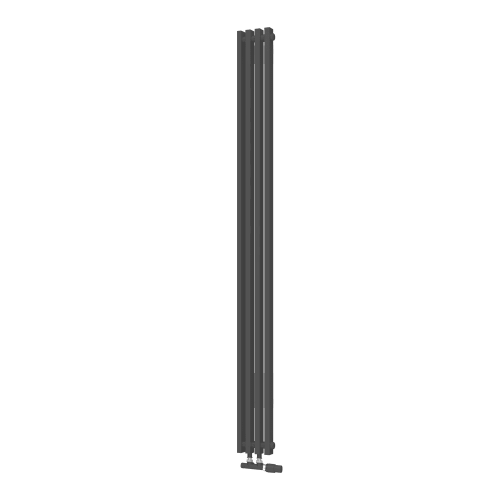 картинка Радиатор КЗТО Quadrum NEO 50 V 1750-4 R RAL1T103S9005 (черный матовый муар) от магазина Сантехстрой