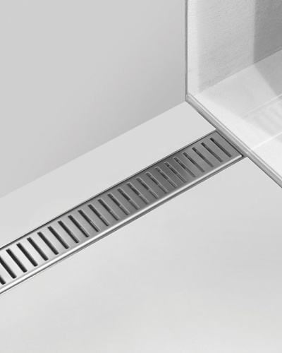 картинка Решетка для душевого лотка Alcadrain хром глянцевый (PURE-550L) от магазина Сантехстрой