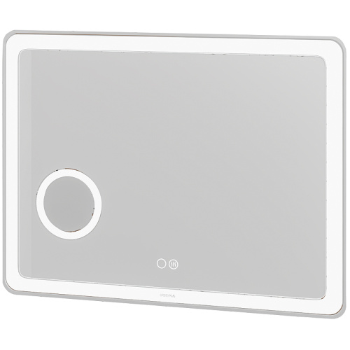 картинка Зеркало Grossman Leo 80 168080 с подсветкой с сенсорным выключателем и подогревом от магазина Сантехстрой