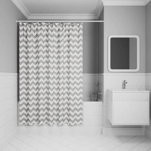 картинка Штора для ванной IDDIS 200x180 см, Полиэстер (BR02P18i11) от магазина Сантехстрой