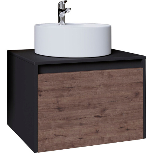 картинка Тумба под раковину Grossman Смарт 60 106009 подвесная Веллигтон Графит от магазина Сантехстрой