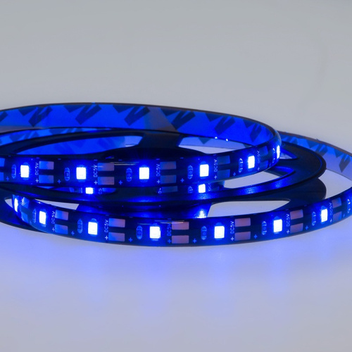 картинка LED лента 1м с USB коннектором 5 В,  8 мм,  IP65, SMD 2835, 60 LED/m,  цвет свечения синий LAMPER от магазина Сантехстрой