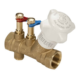 картинка Клапан, R206B, DN-20, 3/4", ВВ, PN, бар-25, с измерительными штуцерами, со сливом от магазина Сантехстрой