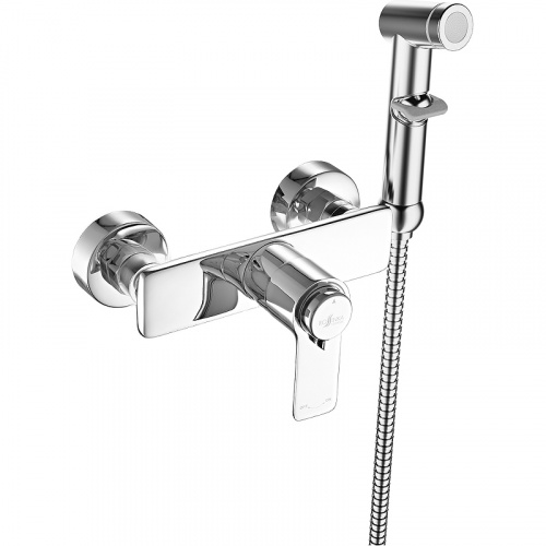 картинка Гигиенический душ со смесителем Rossinka RS50-52 с термостатом Хром от магазина Сантехстрой
