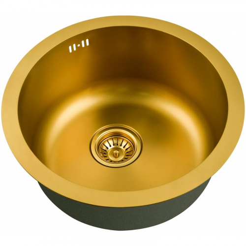 картинка Кухонная мойка ZorG PVD Bronze SZR-500-BRONZE Бронза от магазина Сантехстрой