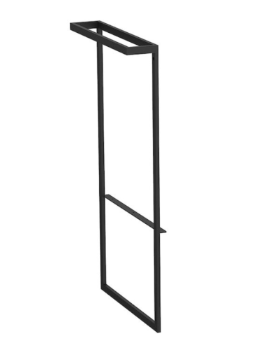 картинка Опора c полотенцедержателем 1шт. Roca Domi, черная матовая (7.8168.3.148.5) от магазина Сантехстрой