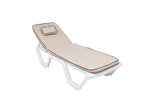 картинка B:Rattan Матрац 710*570/1130*570мм с вертикальной подушкой (бежевый) Premium от магазина Сантехстрой