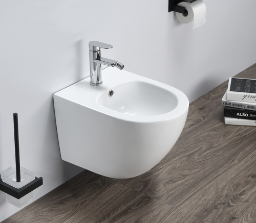 картинка Биде подвесное Azario Grado 480х370х325 белый (AZ-0046-BW SP) от магазина Сантехстрой