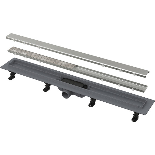 картинка Душевой лоток Alcaplast APZ19-550 с решеткой Нержавеющая сталь / под плитку от магазина Сантехстрой