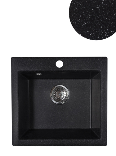 картинка Кухонная мойка прямоугольная 500х460мм Reflexion Mini RX1150СL, уголь от магазина Сантехстрой