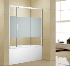 картинка Шторка для ванны Aquanet Practic AE10-B-170H150U-CP, прозрачное стекло от магазина Сантехстрой