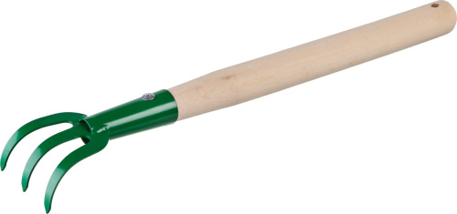 картинка Рыхлитель 3-х зубый, с деревянной ручкой, РОСТОК 39616, 75x75x430 мм от магазина Сантехстрой