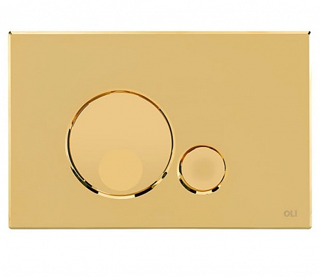 картинка Панель механическая двойная OLI Globe, пластик, золото от магазина Сантехстрой