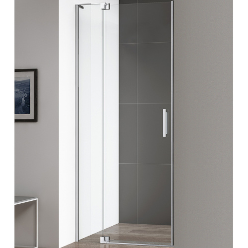 картинка Душевая дверь Cezares Slider 80 SLIDER-B-1-70/80-C-Cr профиль Хром стекло прозрачное от магазина Сантехстрой