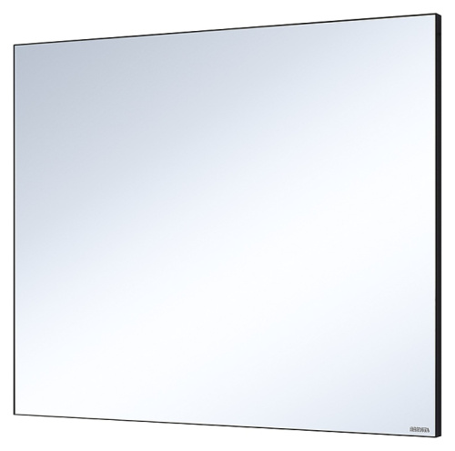 картинка Зеркало Misty Mars-100 100х80 см черный матовый профиль от магазина Сантехстрой
