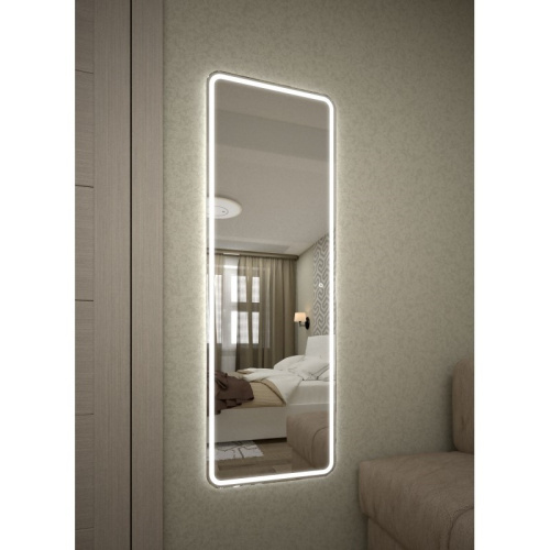 картинка Зеркало с LED подсветкой Relisan TAFFY Гл000024397, 45,5x135 от магазина Сантехстрой