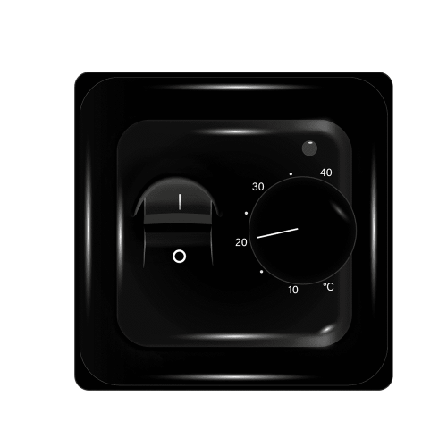 картинка Терморегулятор PRIMOCLIMA для теплого пола BASE, черный от магазина Сантехстрой