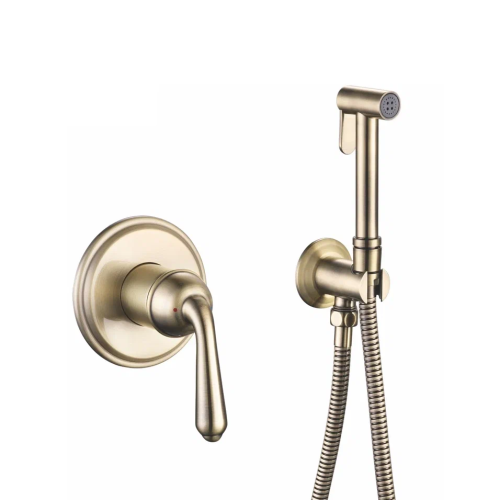 картинка Гигиенический душ со смесителем Rose R0205Q, бронза от магазина Сантехстрой