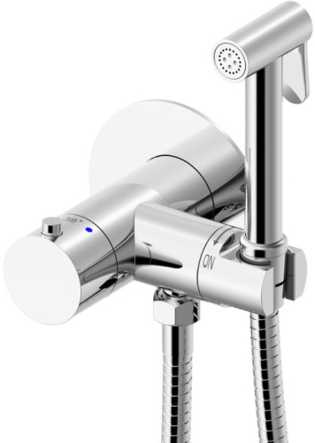 картинка Смеситель с гигиеническим душем Allen Brau Thermo Rund 5.60001-00 (с внутренней частью) хром от магазина Сантехстрой
