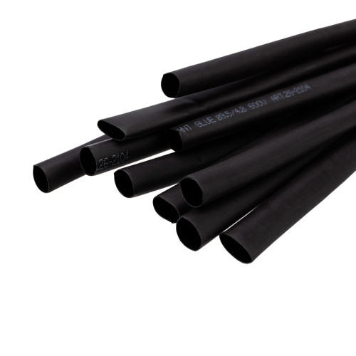 картинка Трубка термоусаживаемая СТТК (2:1) двустенная клеевая 9,5/4,75мм,  черная,  упаковка 10 шт.  по 1м REXANT от магазина Сантехстрой
