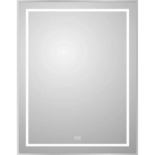 картинка Зеркало BelBagno Kraft SPC-KRAFT-700-900-LED-TCH-WARM 70x90 см, с LED-подсветкой, сенсорным выключателем, антизапотеванием, алюминий от магазина Сантехстрой