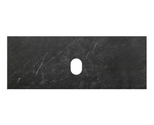 картинка Столешница из керамогранита BelBagno KEP-120-MNO-W0 Marmo Nero Opaco от магазина Сантехстрой