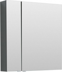 картинка Зеркальный шкаф Aquanet 00240109 Серый от магазина Сантехстрой