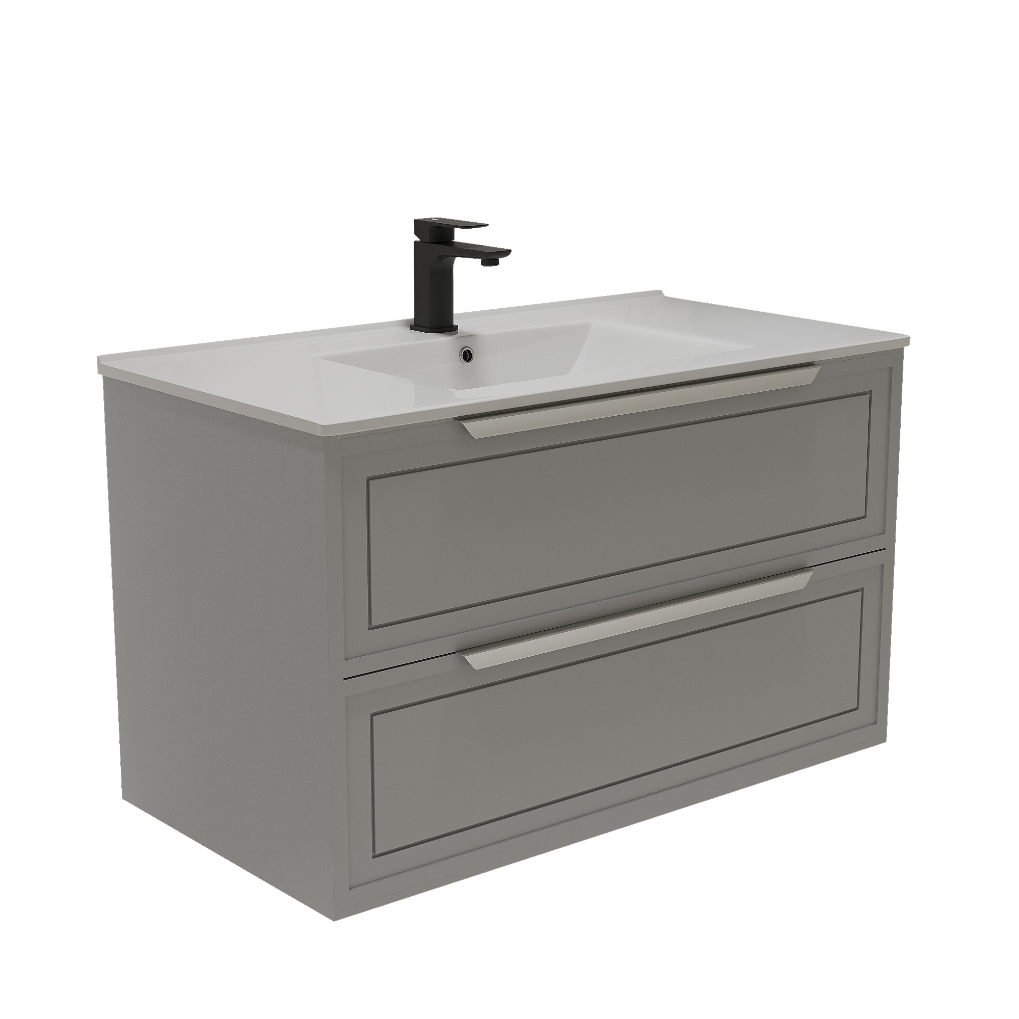 картинка Тумба под раковину/столешницу Севилья 90, Платиновый от магазина Сантехстрой