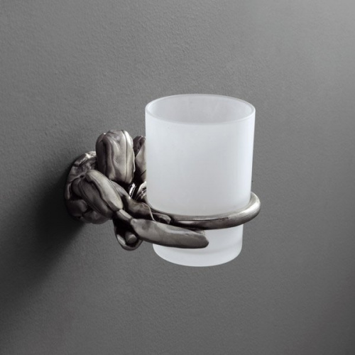 картинка Стакан для зубных щеток Art&Max Tulip AM-0824-T Серебро от магазина Сантехстрой