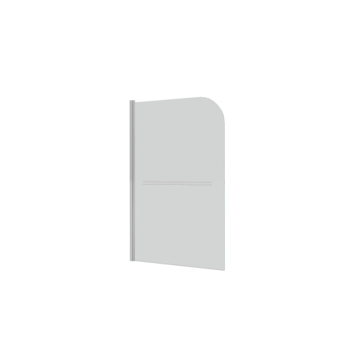 картинка Шторка для ванны GR-104/1 (150*90) алюминиевый профиль, стекло ПРОЗРАЧНОЕ 6мм 1 место от магазина Сантехстрой
