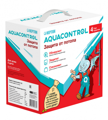 картинка Система контроля протечки воды Neptun Aquacontrol 3/4" от магазина Сантехстрой
