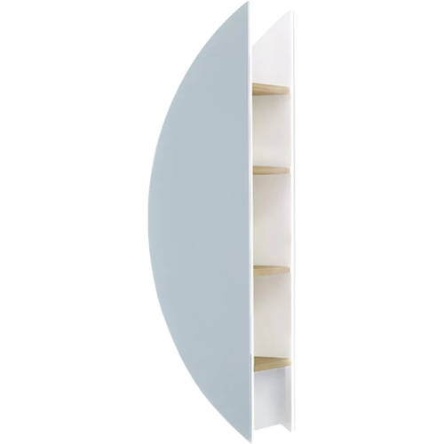 картинка Зеркальный шкаф 34x120 см белый Jorno Solis SolN.11.34/W/JR от магазина Сантехстрой