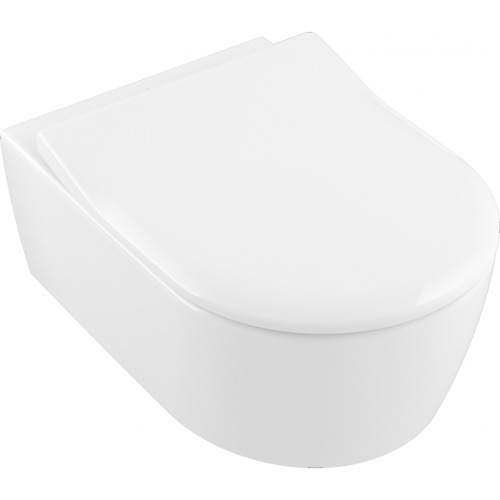 картинка Унитаз Villeroy&Boch Avento 5656RS01 подвесной с сиденьем Микролифт от магазина Сантехстрой