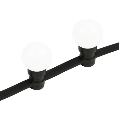картинка Готовый набор: Евро Belt Light 2 жилы шаг 40 см,  Белые LED лампы 45мм (6 LED) от магазина Сантехстрой