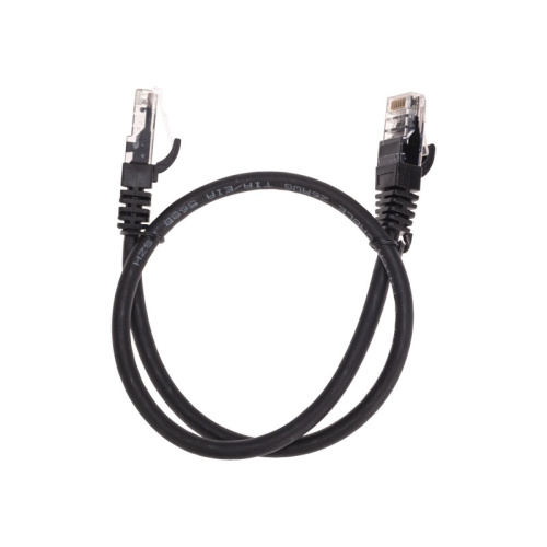 картинка Патч-корд U/UTP CAT 6, RJ45-RJ45, 26AWG, LSZH,  черный,  0.5м REXANT от магазина Сантехстрой