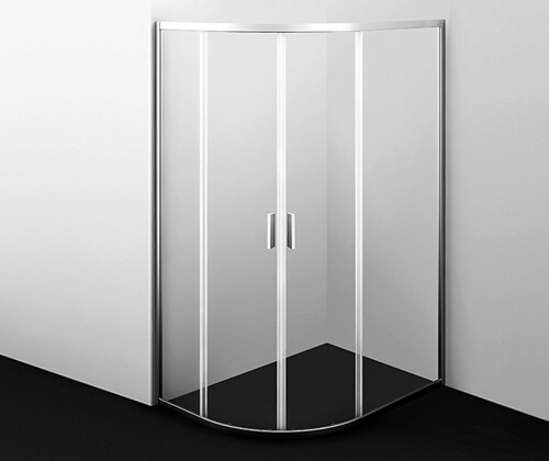 картинка Душевой уголок WasserKRAFT Lippe 45S24 120x90 профиль Хром. стекло Прозрачное от магазина Сантехстрой