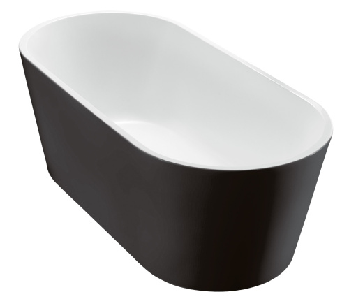 картинка Акриловая ванна без перелива BELBAGNO BB71-1700-NERO-W0, 1700x800x600 от магазина Сантехстрой