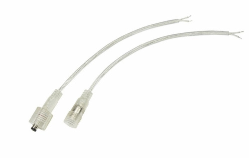 картинка Соединительный кабель (2pin) герметичный (IP67) 2х0.35мм² прозрачный REXANT от магазина Сантехстрой