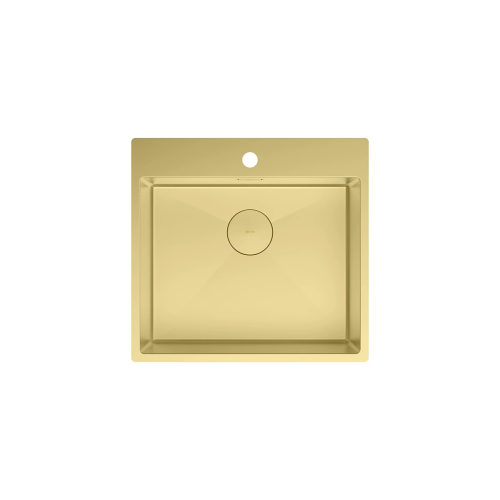 картинка Кухонная мойка Lemark JANGA 540 прямоугольная из нержавеющей стали цвет: светлое золото (9938110) от магазина Сантехстрой