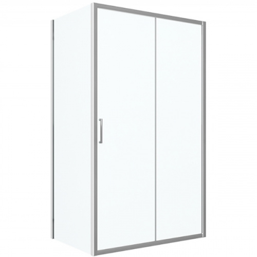 картинка Душевой уголок Bravat Drop 120x80 BS120.3100A профиль Хром стекло прозрачное от магазина Сантехстрой
