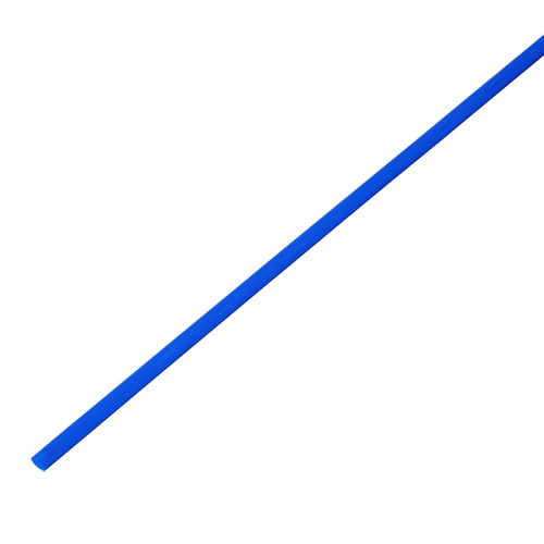 картинка Трубка термоусаживаемая ТУТ 2,0/1,0мм,  синяя,  упаковка 50 шт.  по 1м,  PROconnect от магазина Сантехстрой
