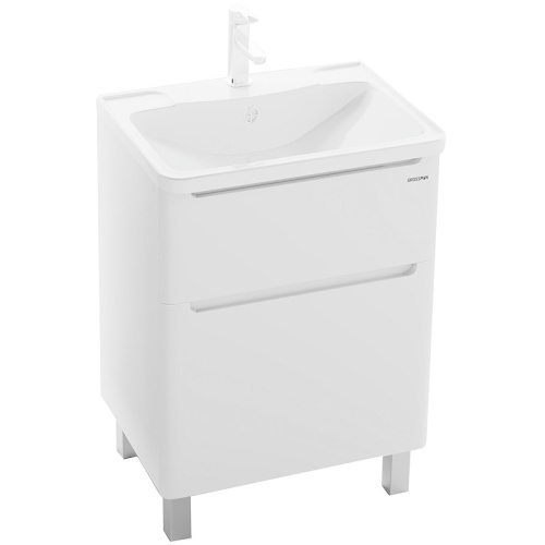 картинка Тумба под раковину Grossman Адель 60 106007 Белая от магазина Сантехстрой