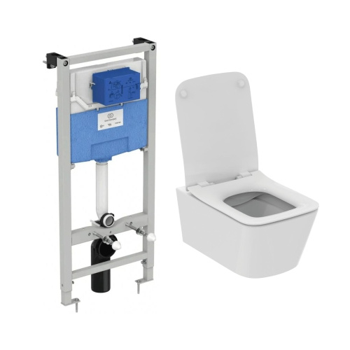 картинка M521101 Комплект BLEND CUBE 3 в 1 (T368601 BLEND CUBE Подв. унитаз, T521101 BLEND CUBE сиденье, R020467 PROSYS FRAME 120 M Инсталляция) от магазина Сантехстрой