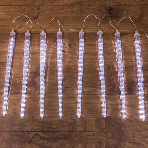 картинка Гирлянда светодиодная Сосульки 230В,  комплект 8 шт х 42 см,  36x8 LED,  не соединяются от магазина Сантехстрой