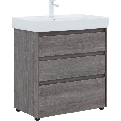 картинка Тумба под раковину Aquanet 302473 Серая от магазина Сантехстрой