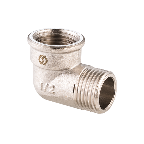 картинка Угольник, 3/4", ВН, латунь никелированная от магазина Сантехстрой