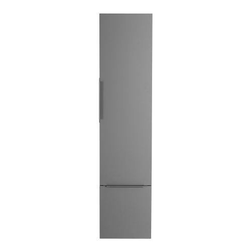 картинка PREMIUM Колонна подвесная с распашной дверью, с зеркалом внутри, одним выдвижным ящиком, реверсивная 55504 Grigio nuvola, 35x38x150 от магазина Сантехстрой