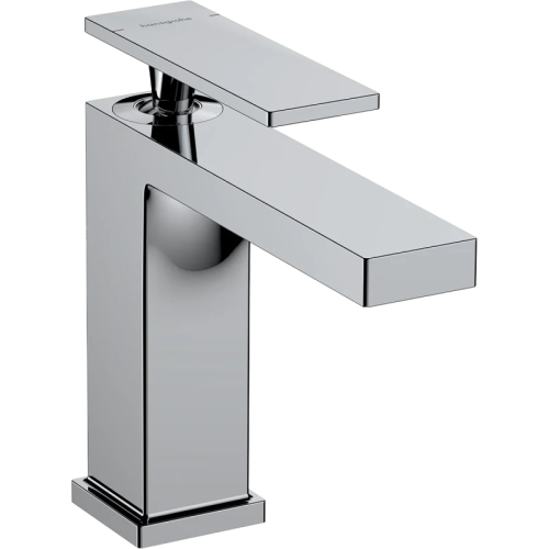 фотография смеситель для раковины hansgrohe tecturis e 73010000 с донным клапаном, хром