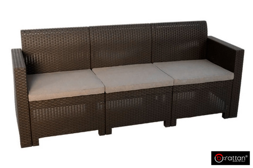 картинка Bica, Италия Комплект мебели NEBRASKA SOFA 3 (3х местный диван), венге от магазина Сантехстрой